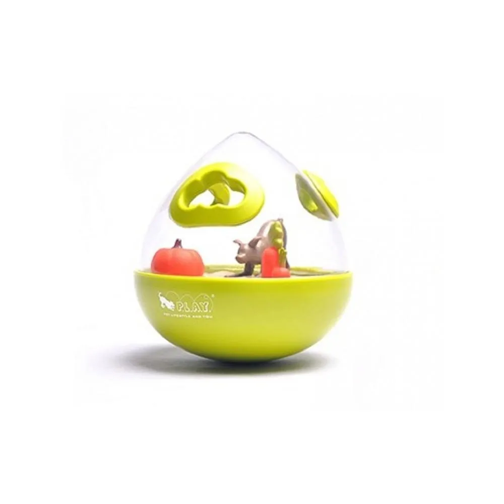 Wobble Ball Dog Treat Toy