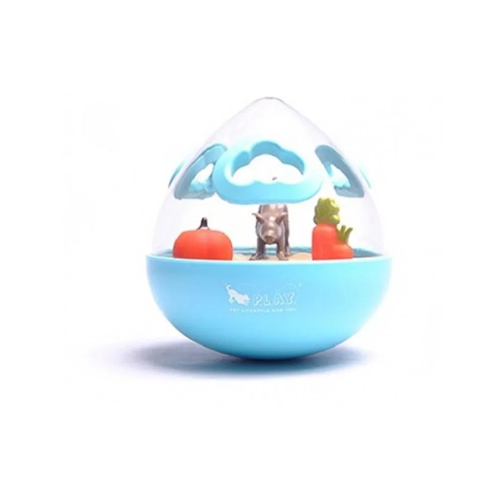 Wobble Ball Dog Treat Toy